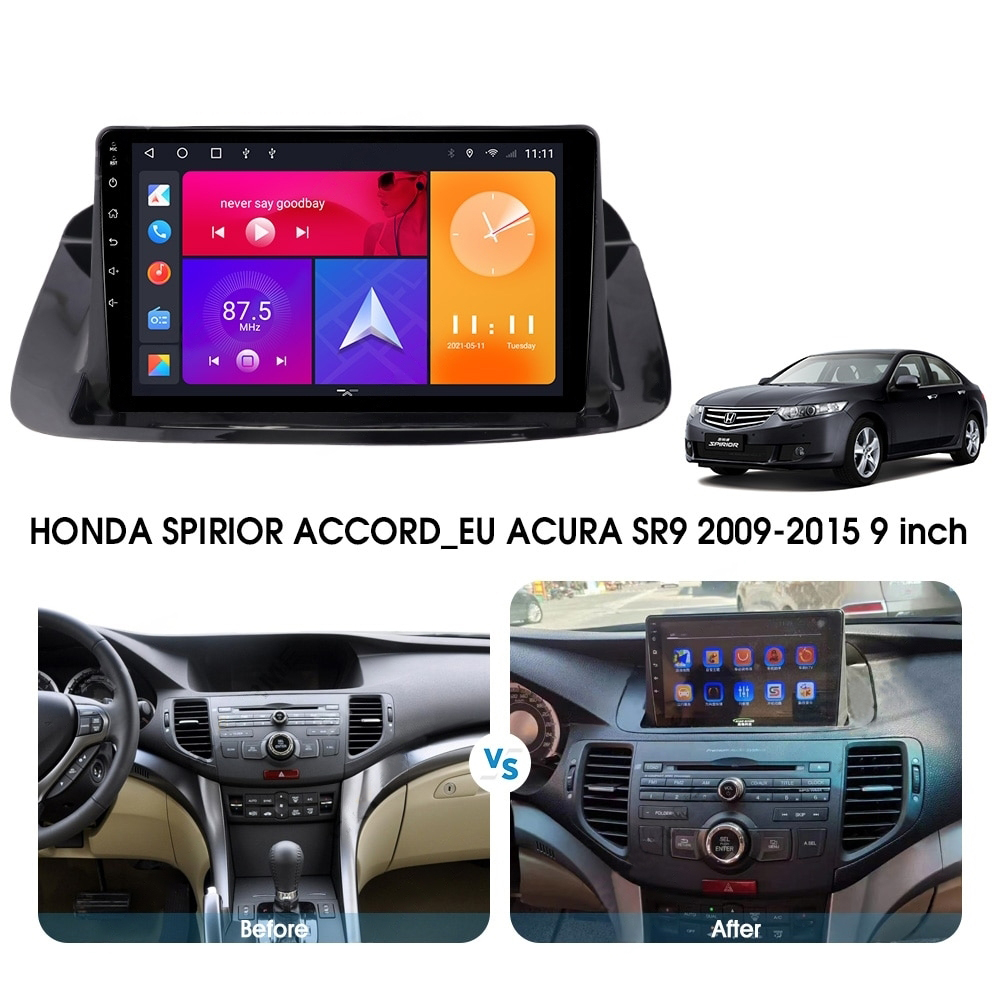 Переходная рамка для автомобиля Acura SR9 / Honda Accord Spirior (2009-2015)